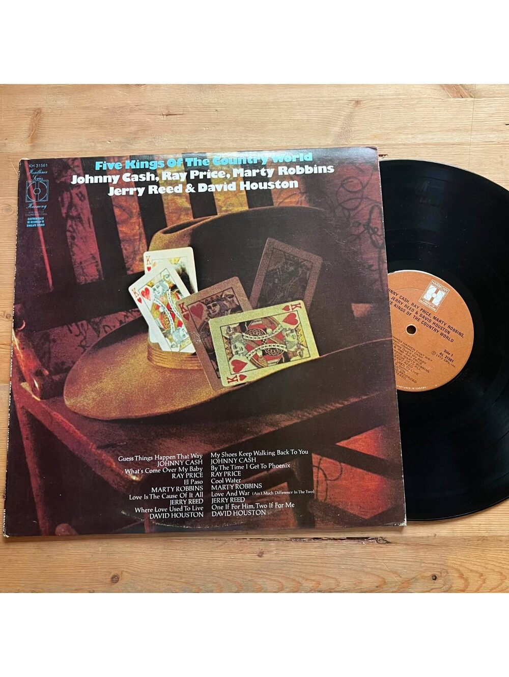 Various - Five Kings of the Country World 33rpm VG+ VR16